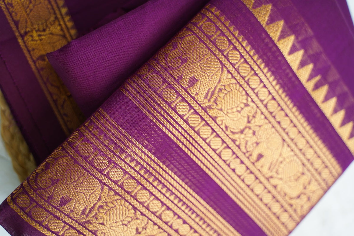 Chettinad handloom Cotton Saree PC18082