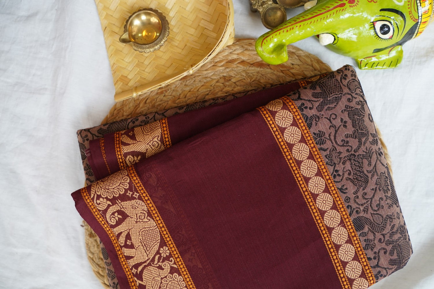 Chettinad handloom Cotton Saree PC16154