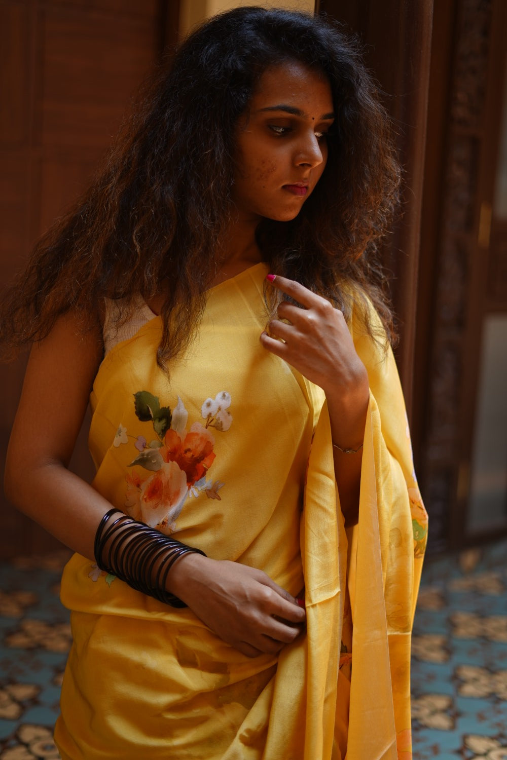 Fancy georgette saree PC14196