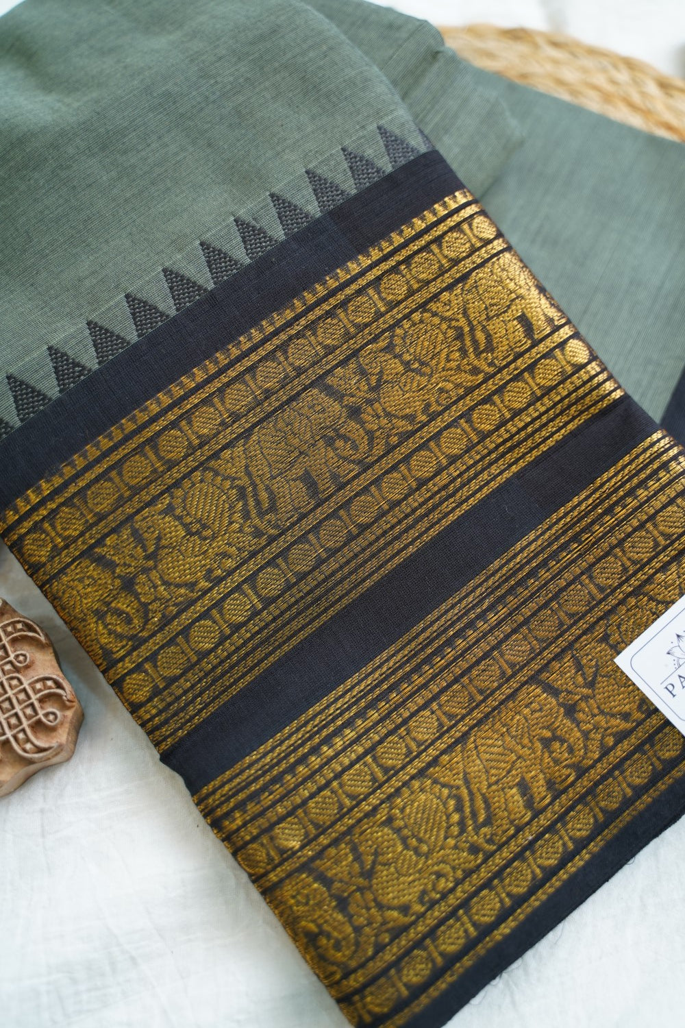 Chettinad handloom Cotton Saree PC18086