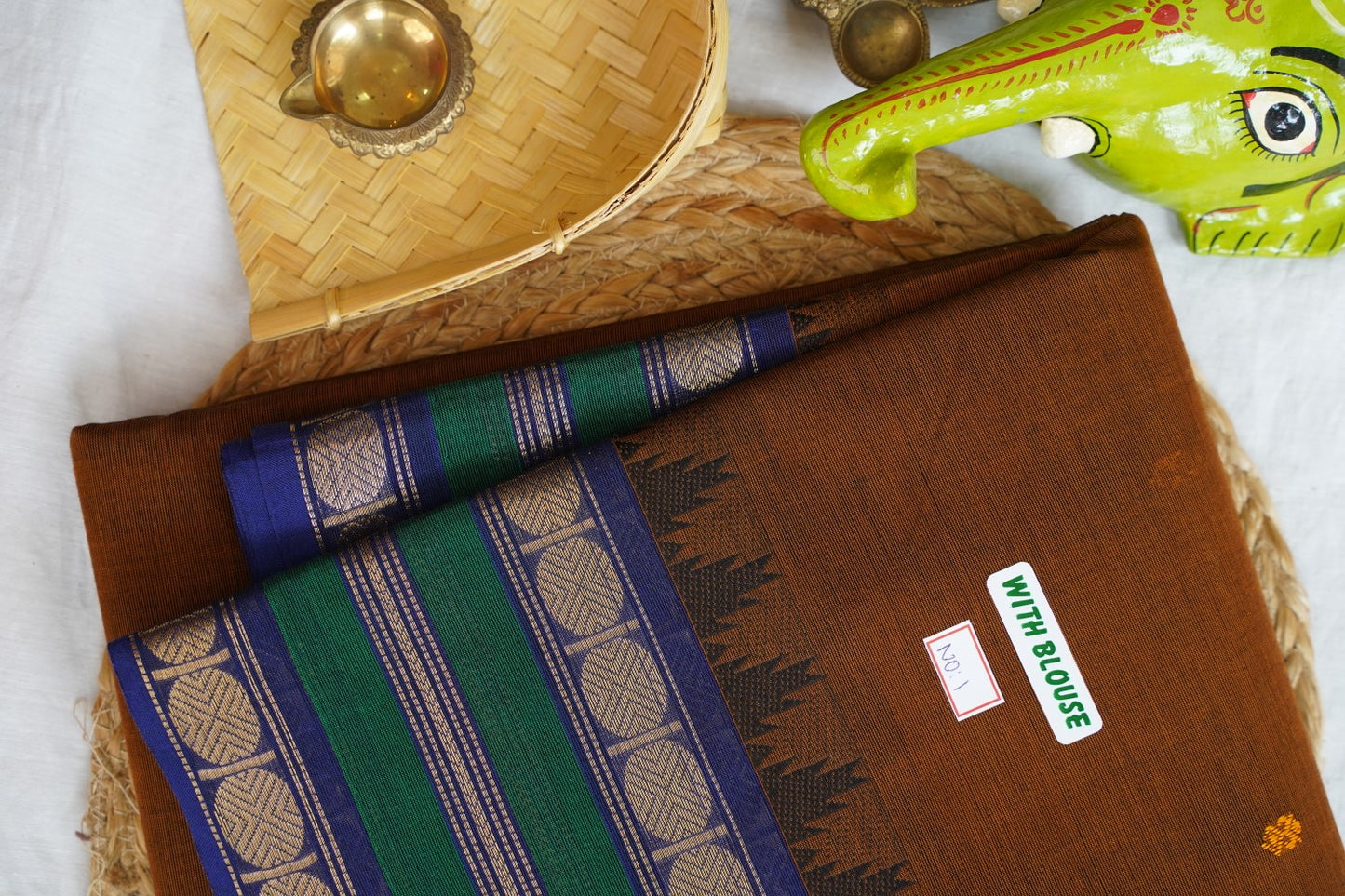 Chettinad handloom Cotton Saree PC16166