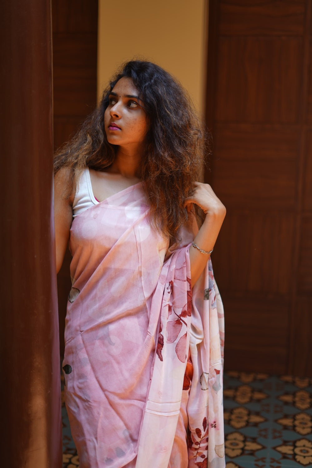 Fancy georgette saree PC14194