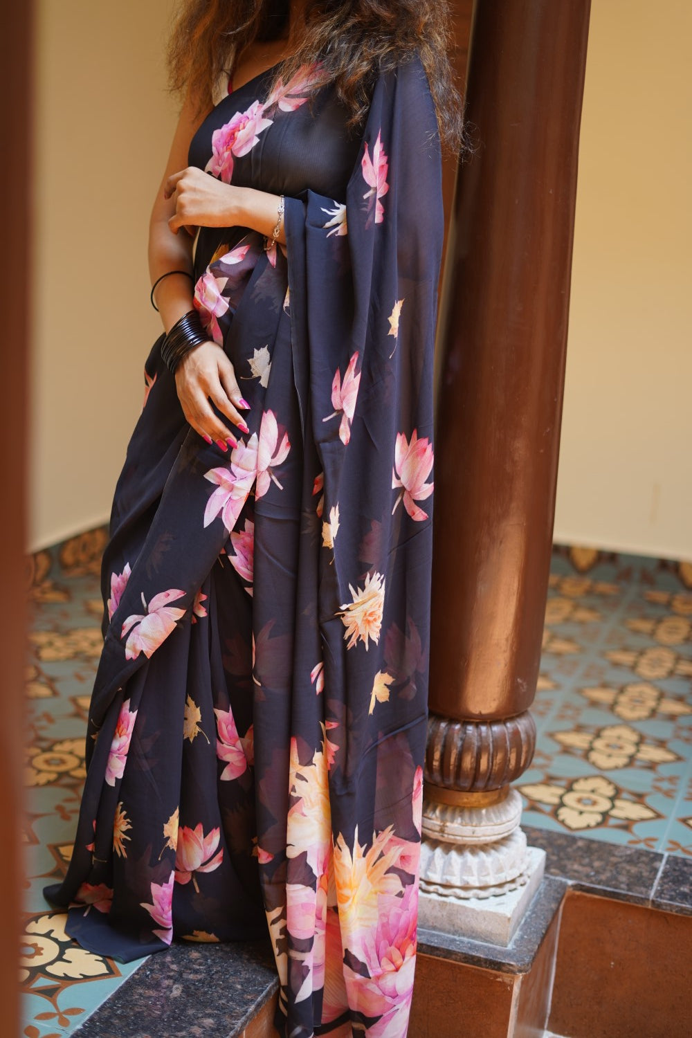Fancy georgette saree PC14203