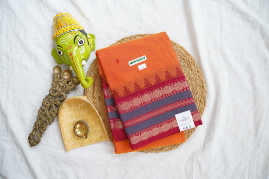 Chettinad handloom Cotton Saree PC16169