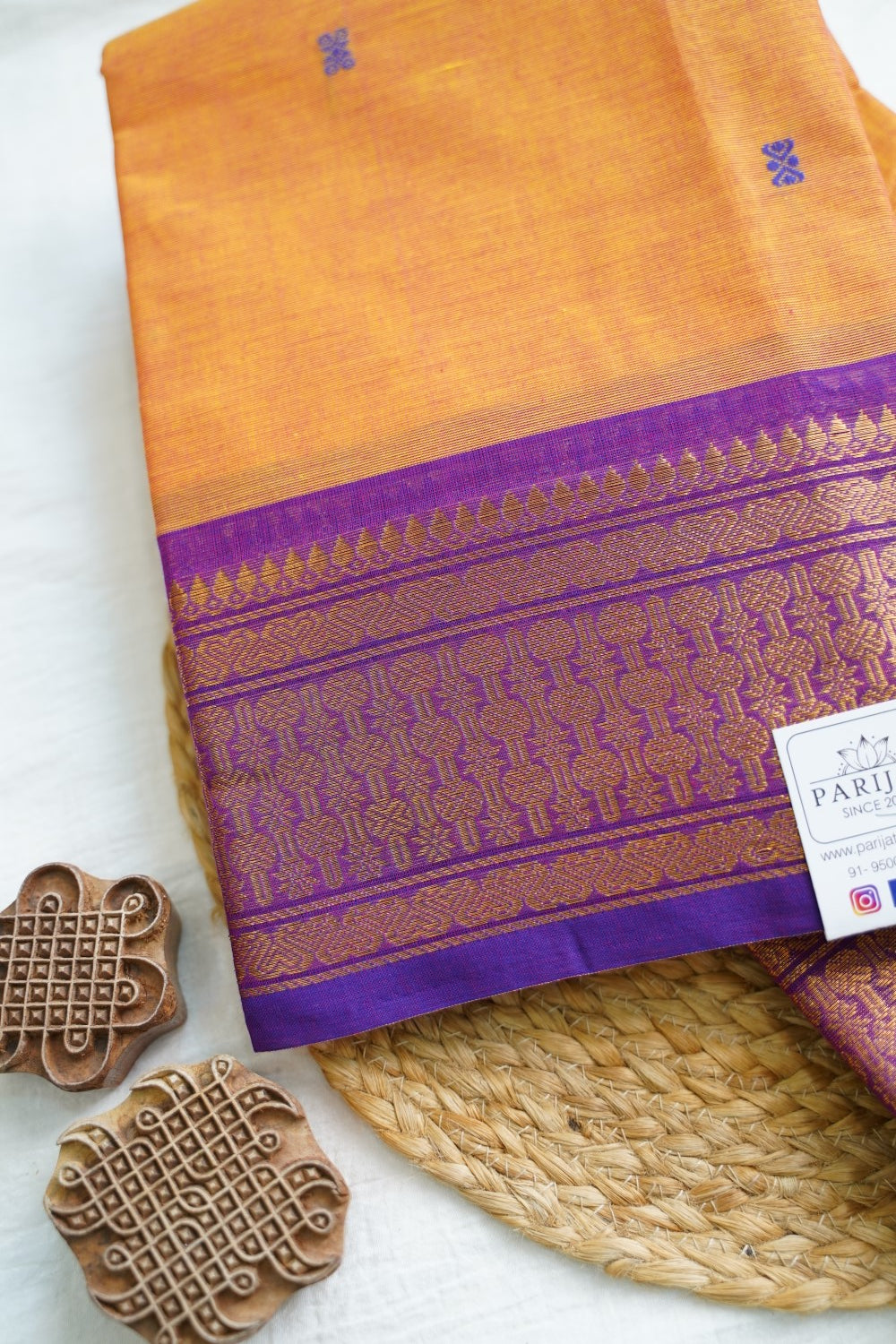 Chettinad handloom Cotton Saree PC18052