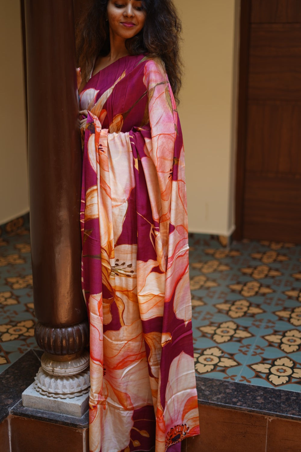 Fancy georgette saree PC14173