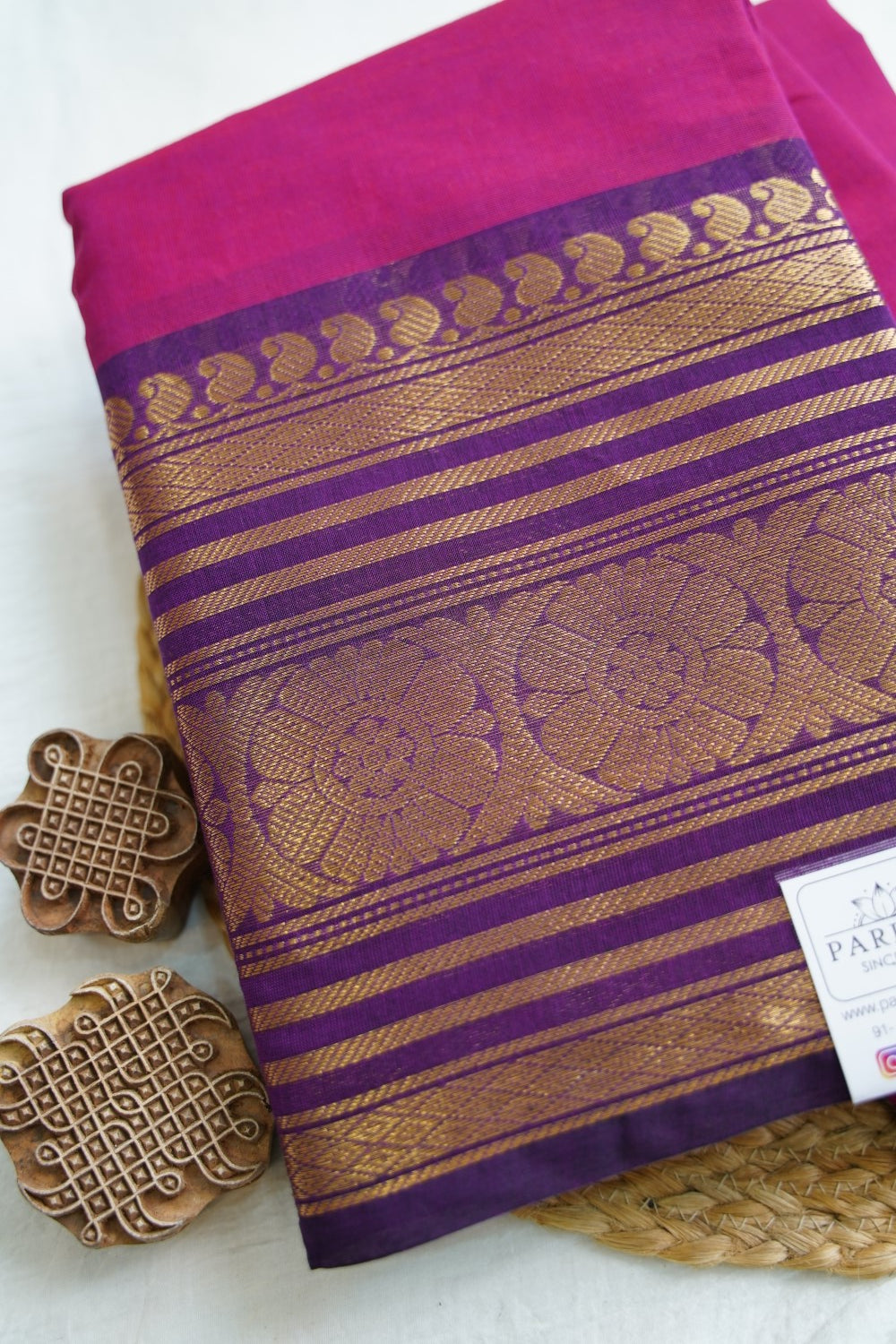 Chettinad handloom Cotton Saree PC18055
