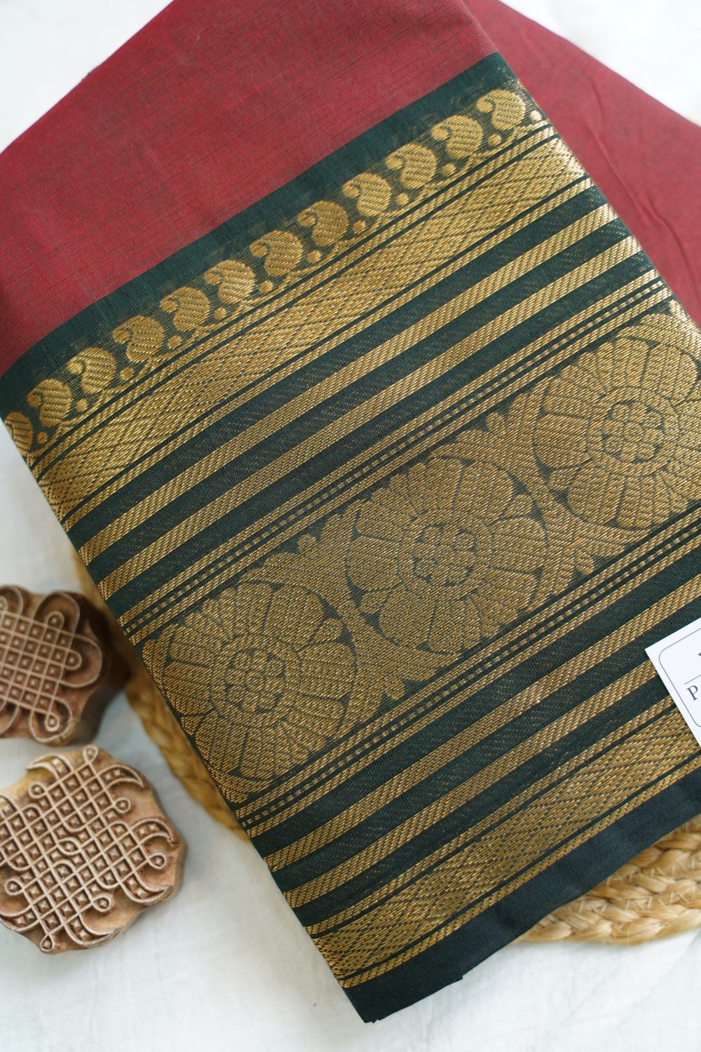 Chettinad handloom Cotton Saree PC18058