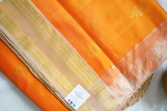 10 Yards Kanchi Handloom Silk Cotton Saree PC13714