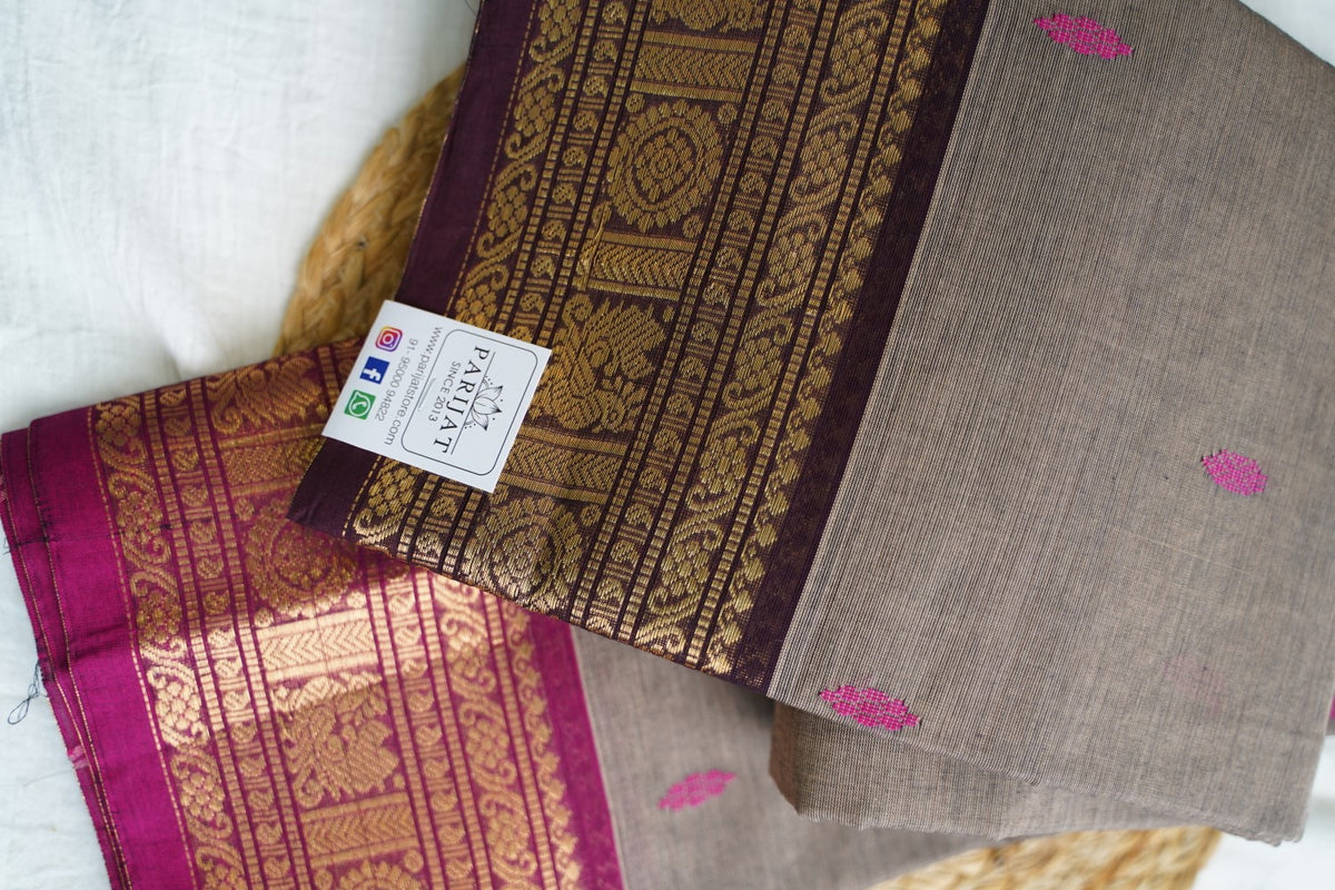 Chettinad handloom Cotton Saree PC18074