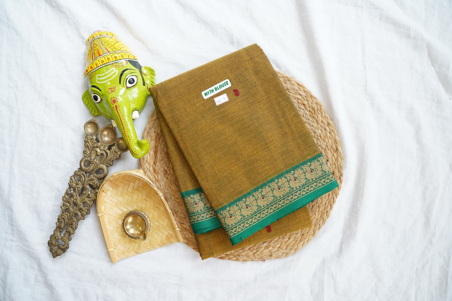 Chettinad handloom Cotton Saree PC16174