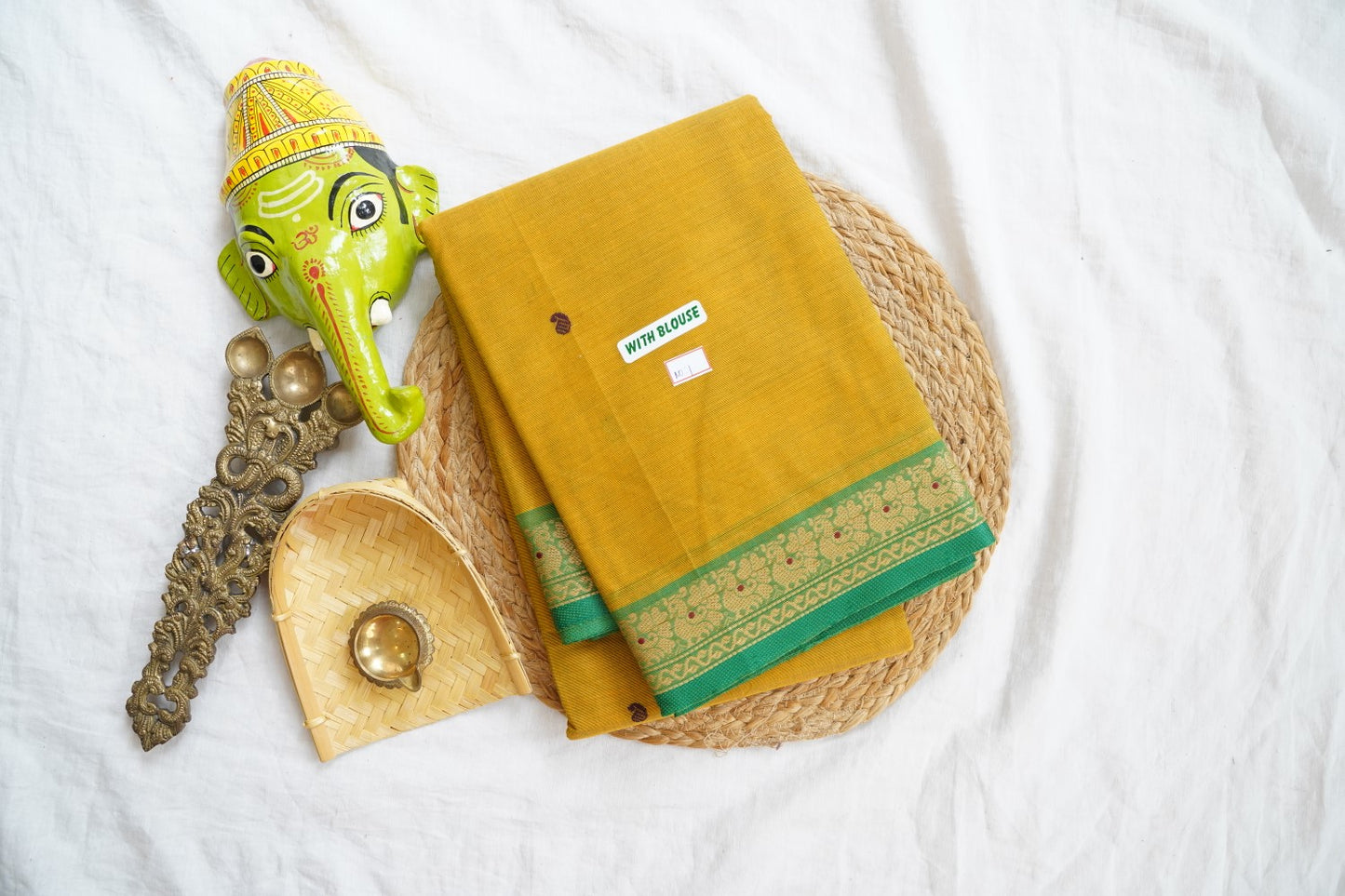 Chettinad handloom Cotton Saree PC16176