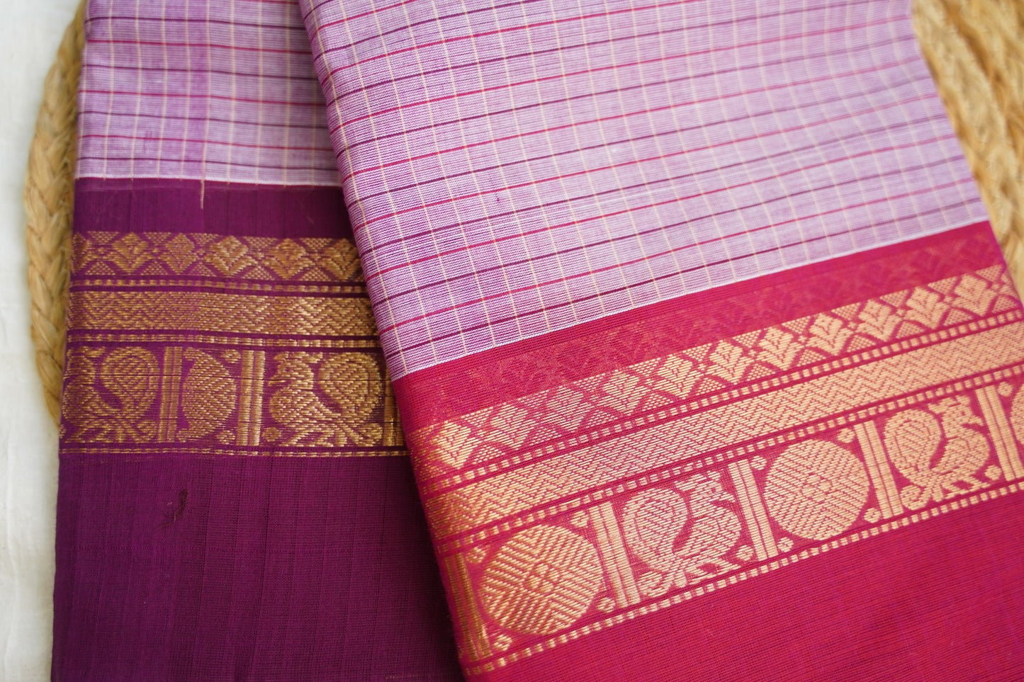 Chettinad handloom Cotton Saree PC17223