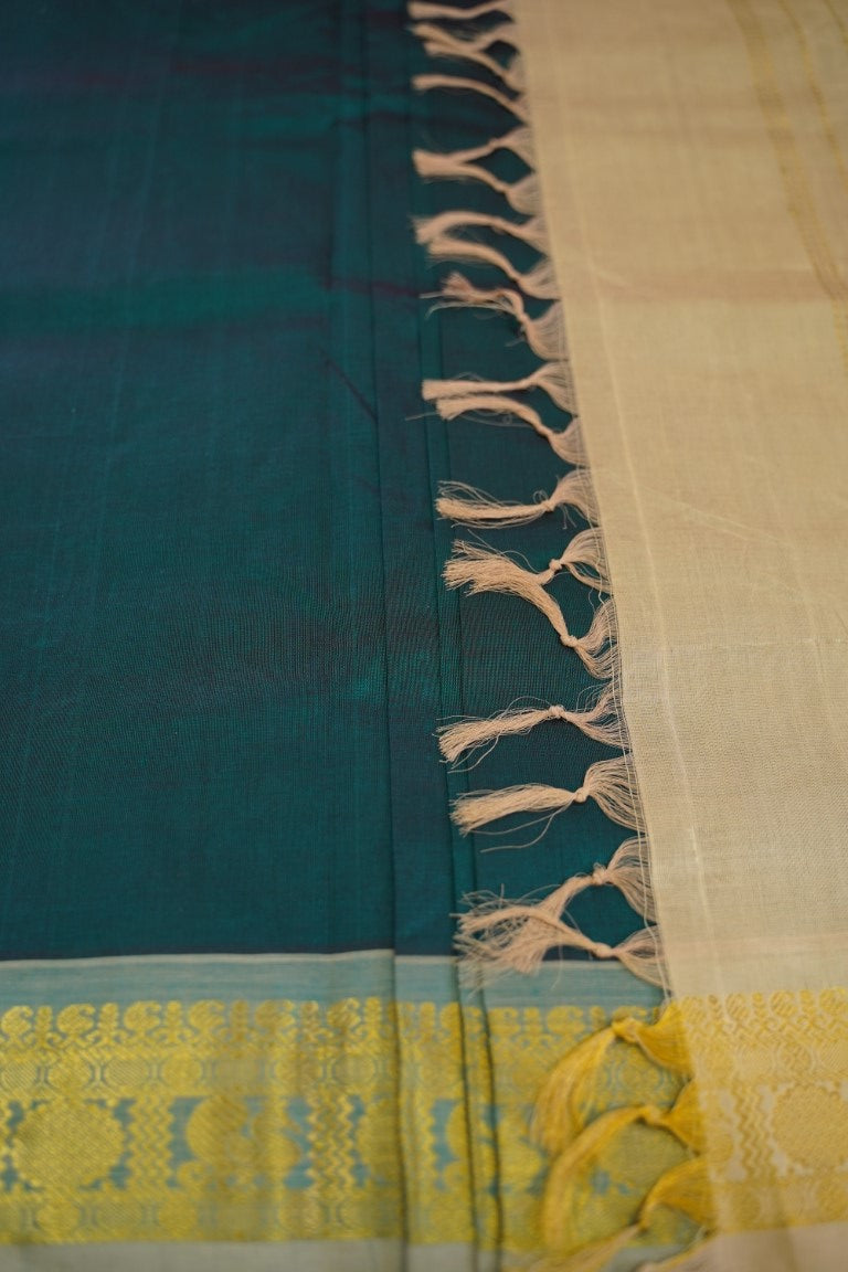 10 Yards Kanchi Handloom Silk Cotton Saree PC13719
