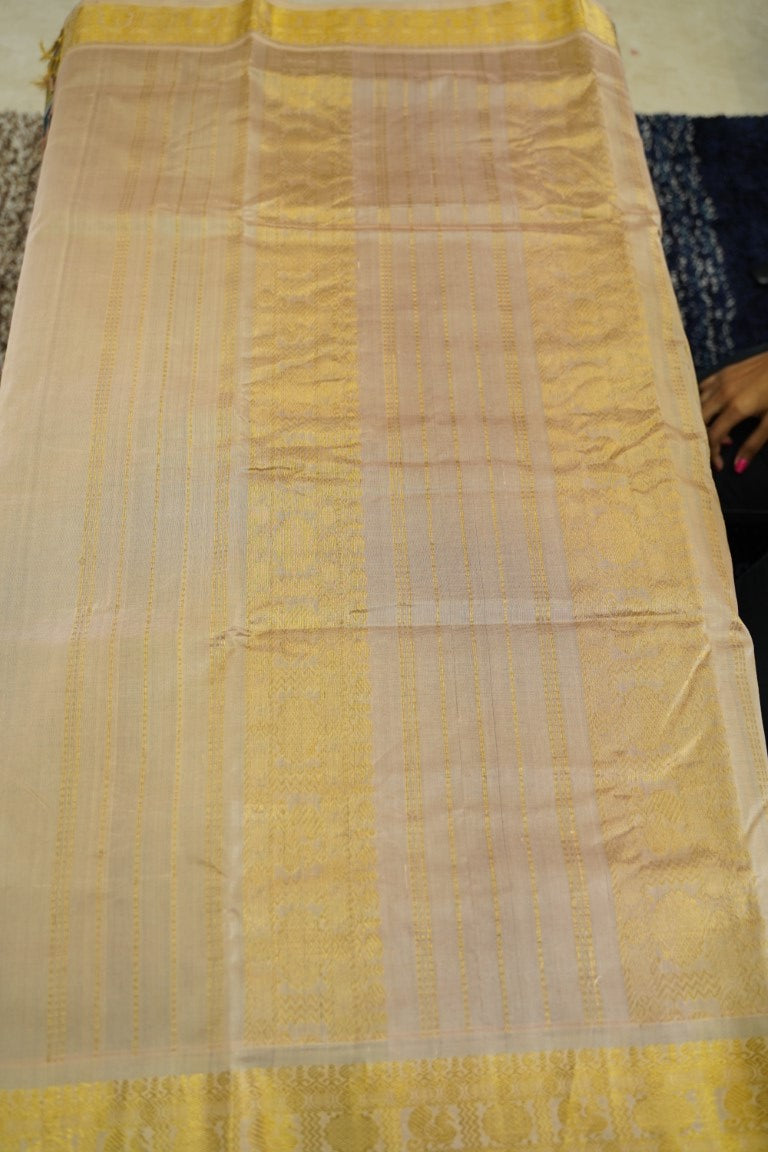 10 Yards Kanchi Handloom Silk Cotton Saree PC13719