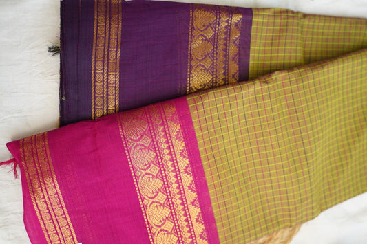 Chettinad handloom Cotton Saree PC17237