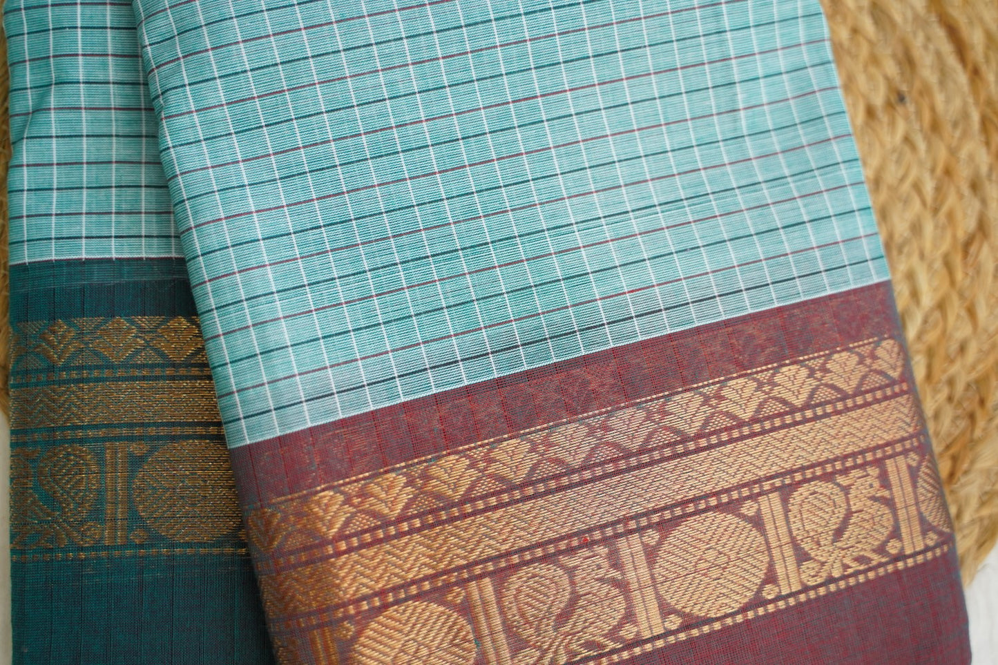 Chettinad handloom Cotton Saree PC17248