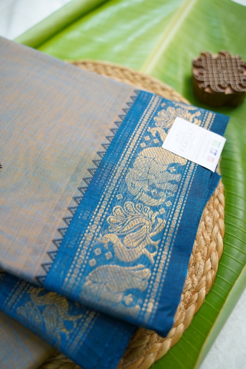 Chettinad handloom Cotton Saree PC18111