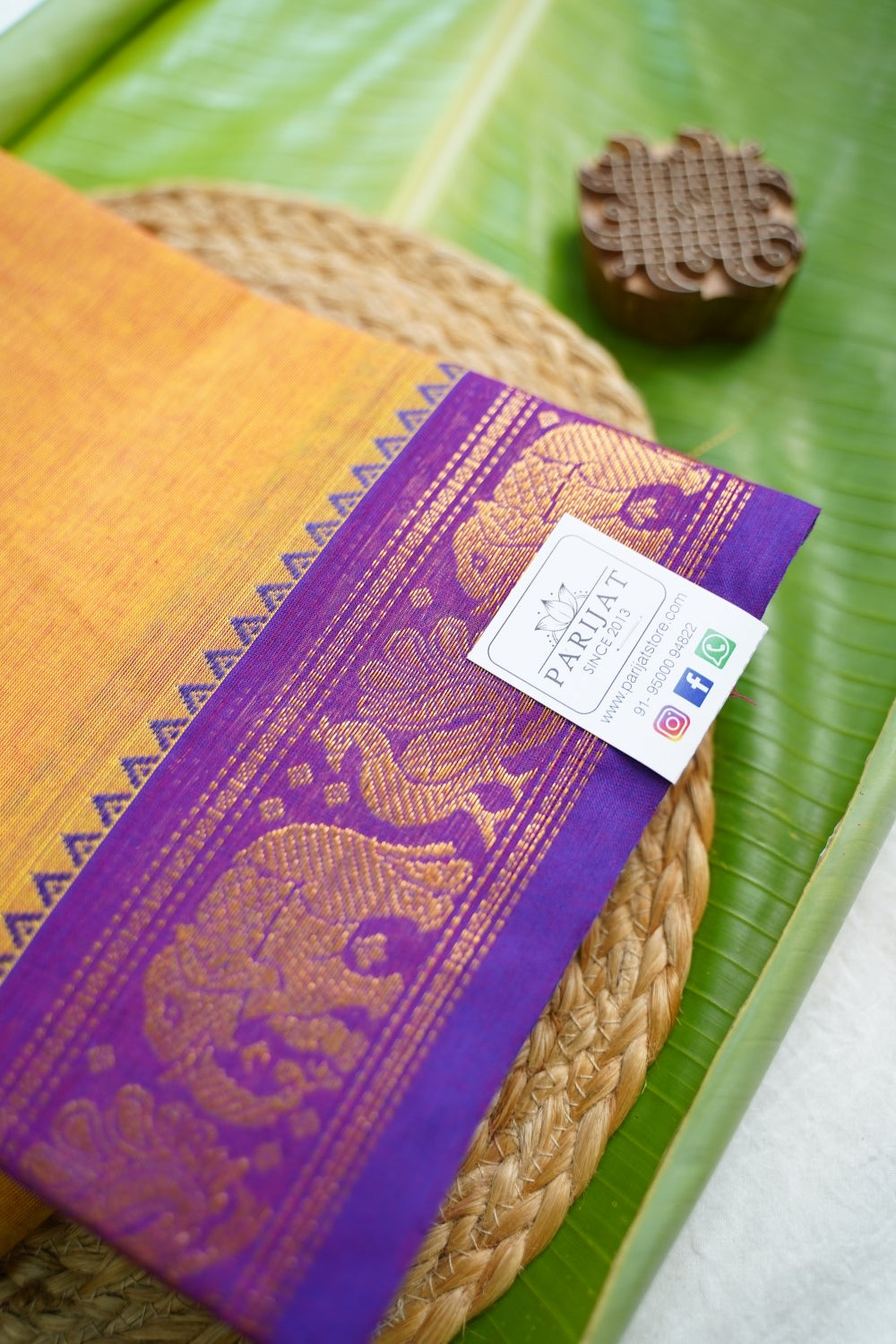 Chettinad handloom Cotton Saree PC18110