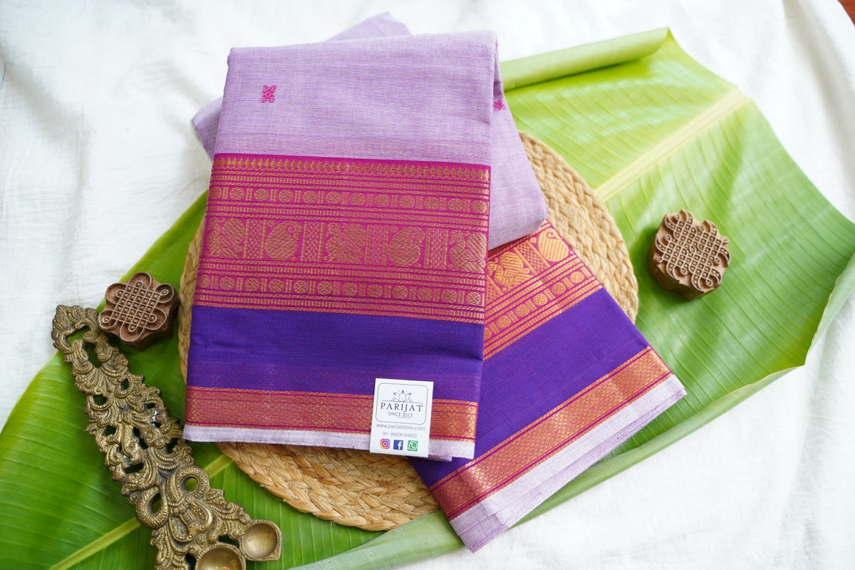 Chettinad handloom Cotton Saree PC18121