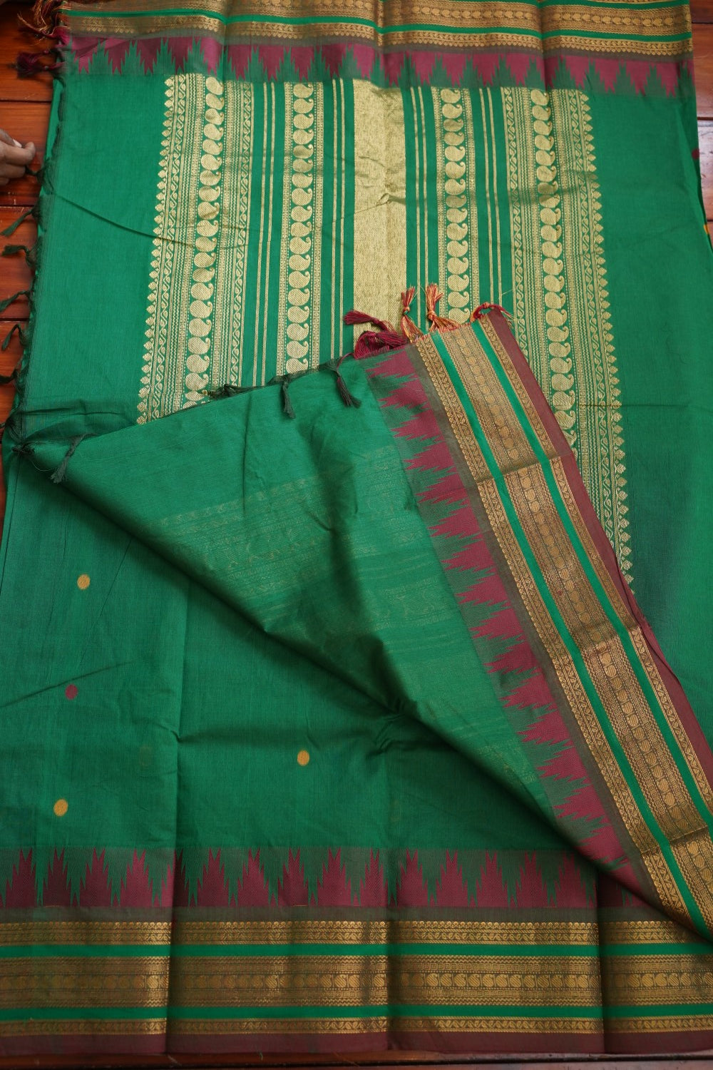 Chettinad handloom Cotton Saree PC16152