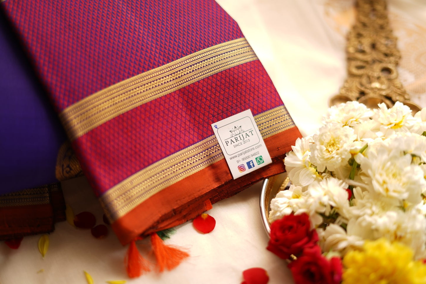 Pure Kanchi Silk Saree PC9802