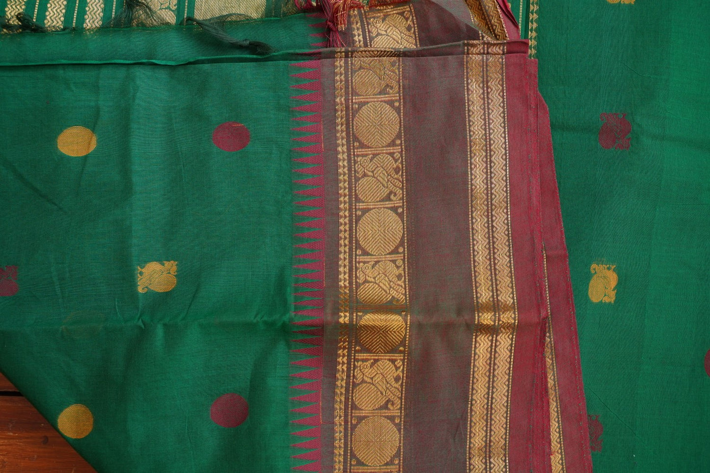 Chettinad handloom Cotton Saree PC16144
