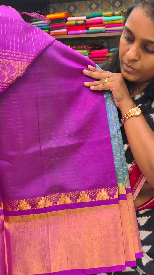 Kanchi Silk Cotton Saree-PC16130