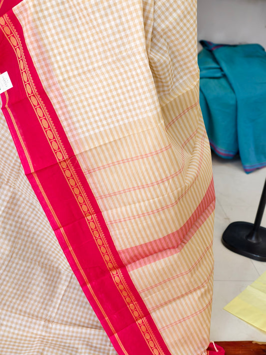 Chettinad handloom Cotton Saree PC17618