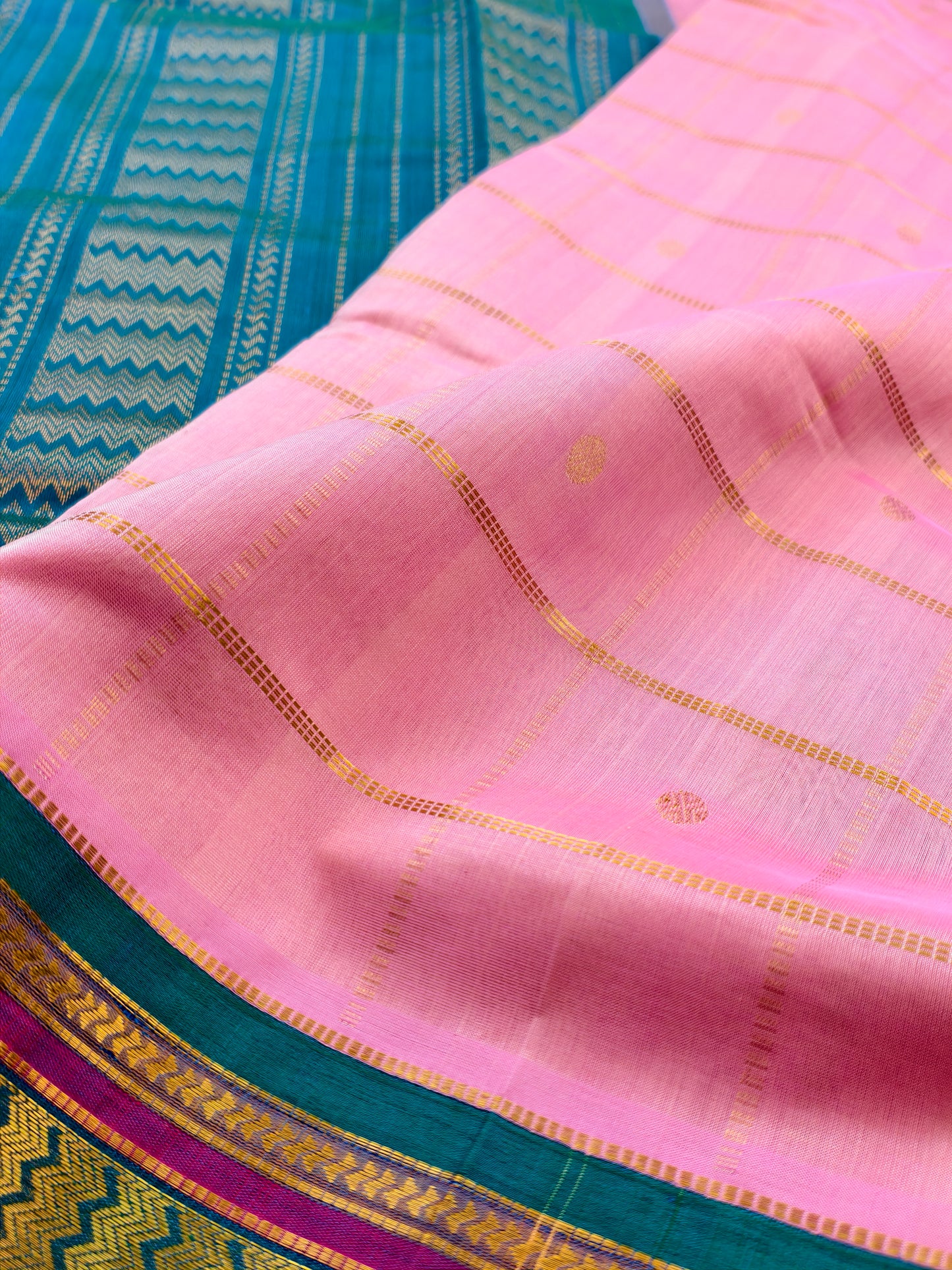 Kanchi Handloom Silk Cotton Saree-PC16509