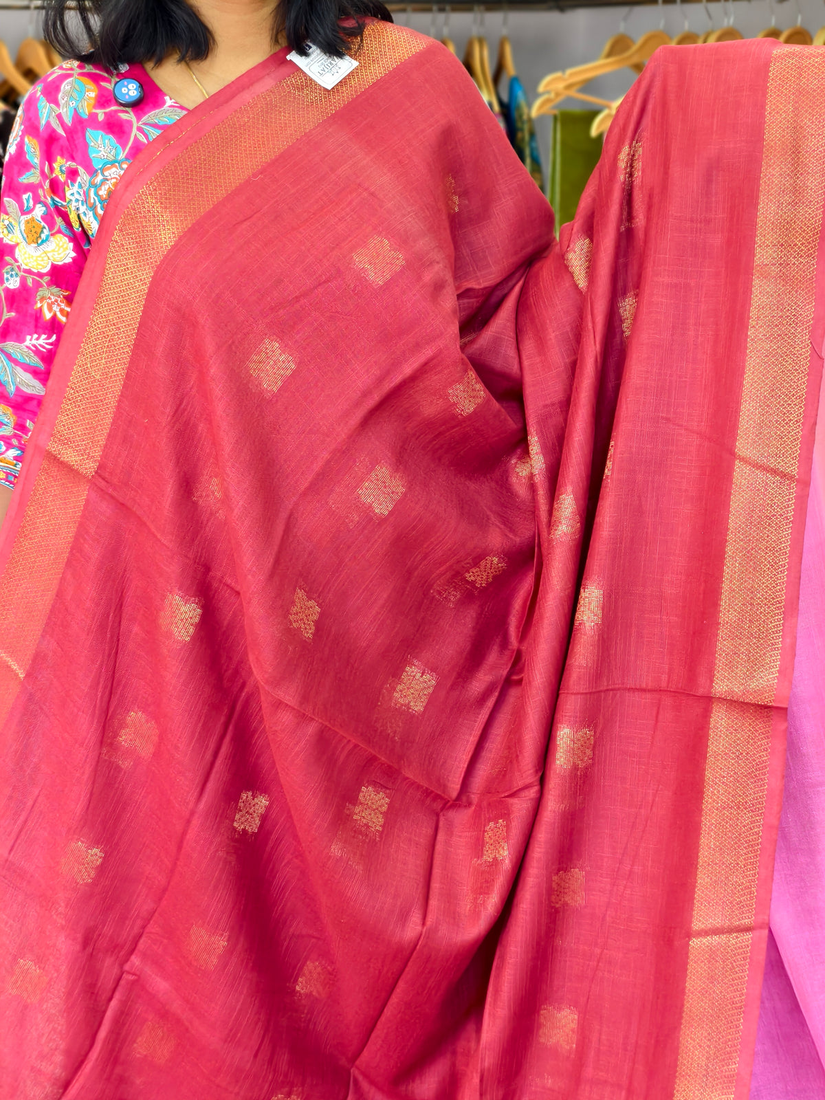 semi linen saree PC17919