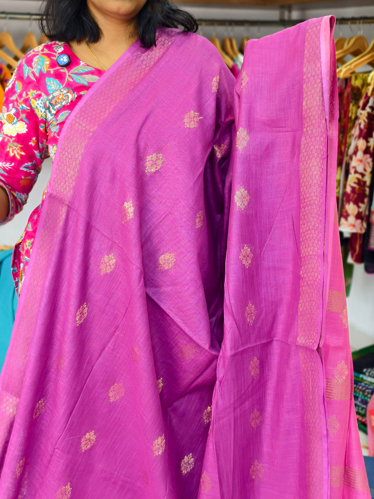 semi linen saree PC17920