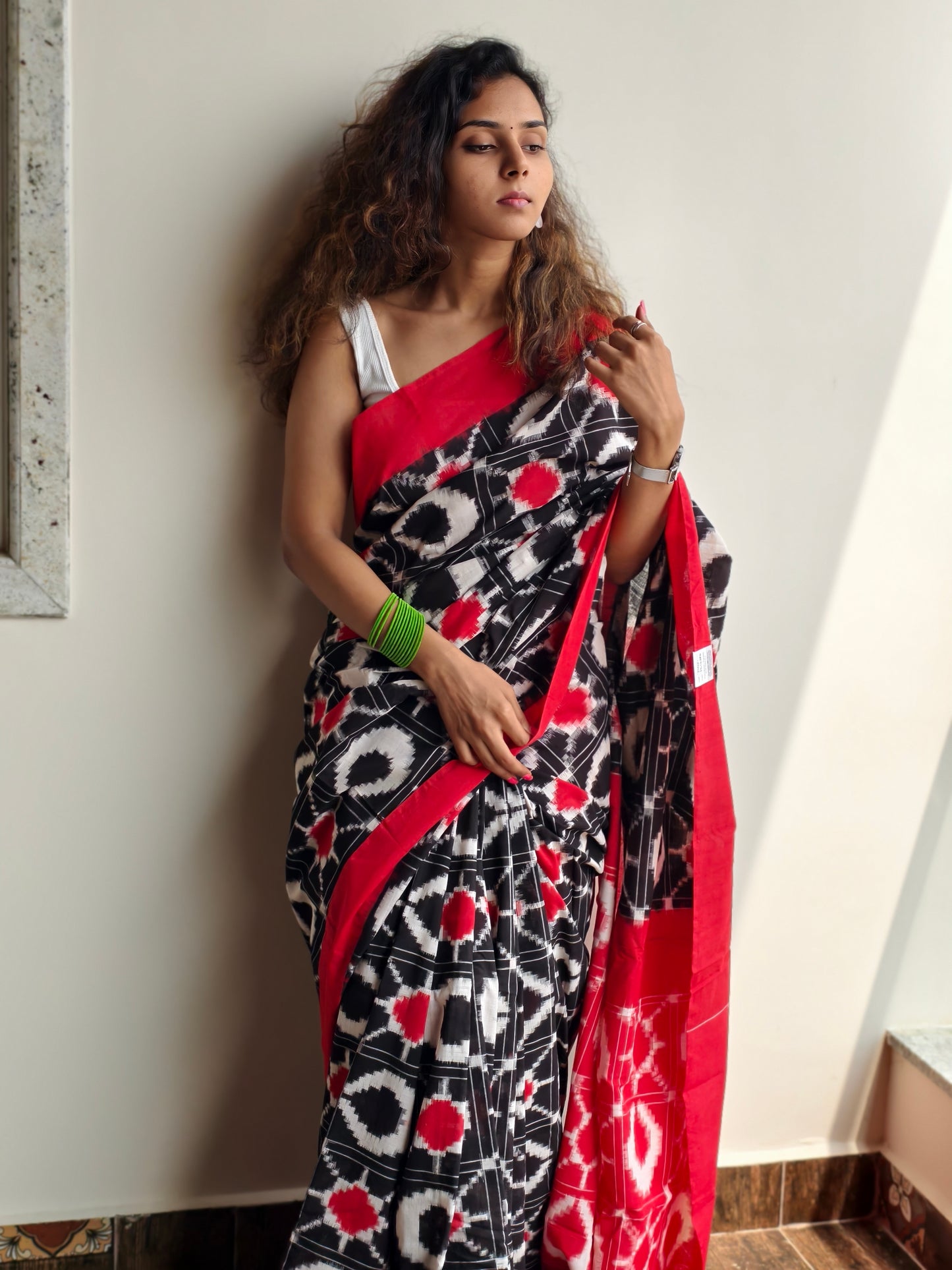 Telia rummal handloom Cotton Saree PC12380