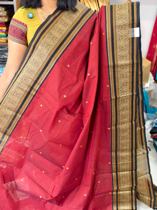Kanchi handloom Cotton Saree PC17407