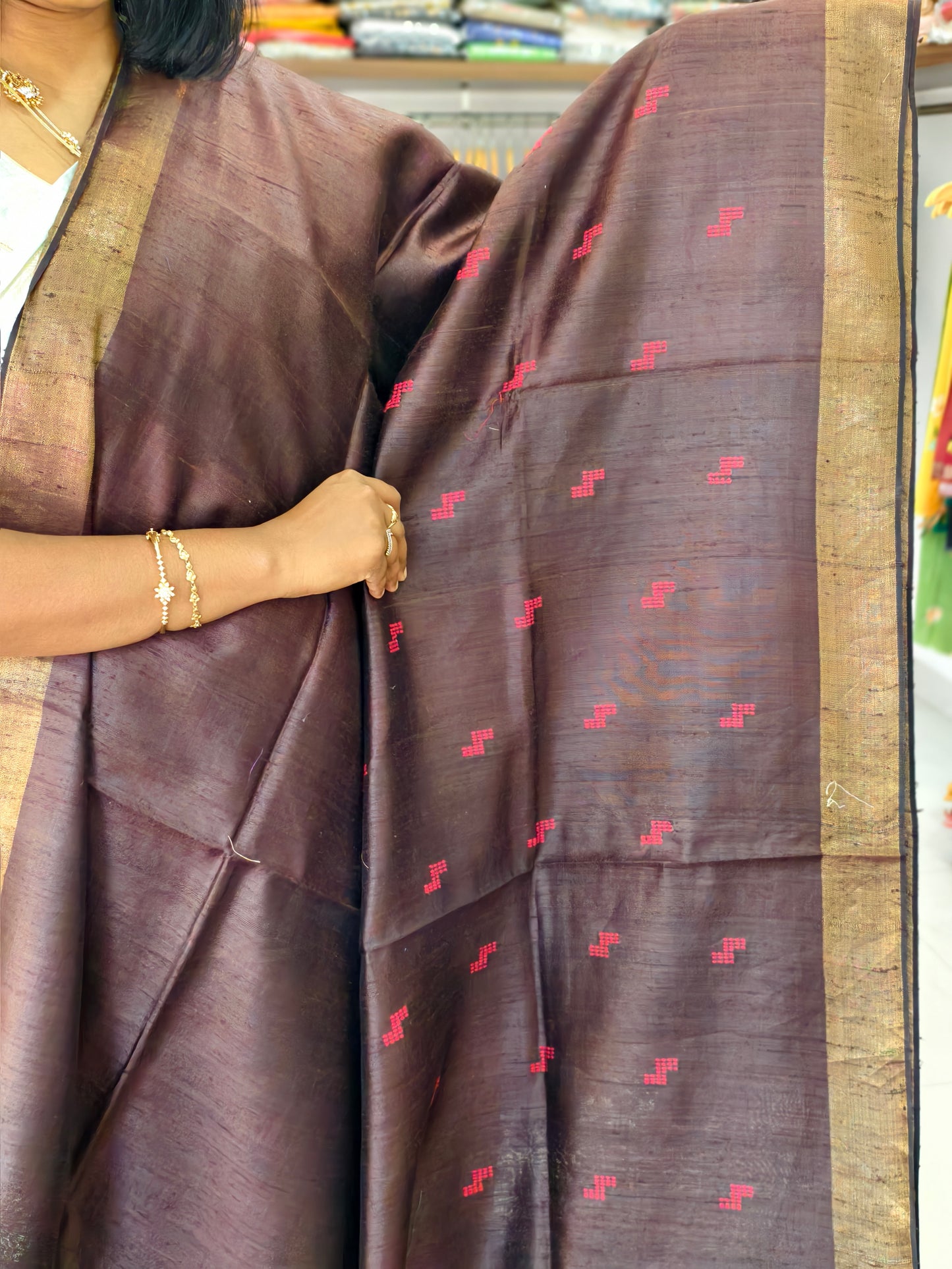 Pure Tussar saree PC17723