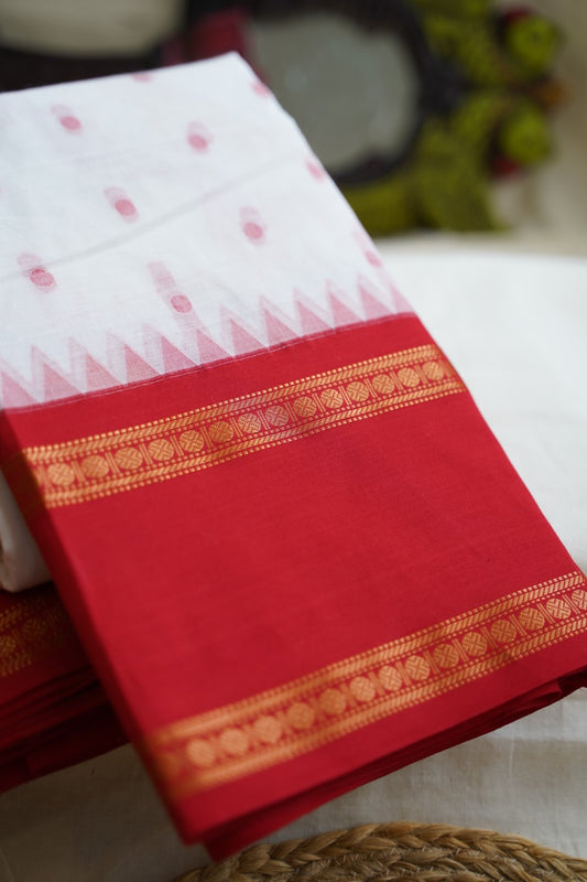 Kanchi handloom Cotton Saree PC13401