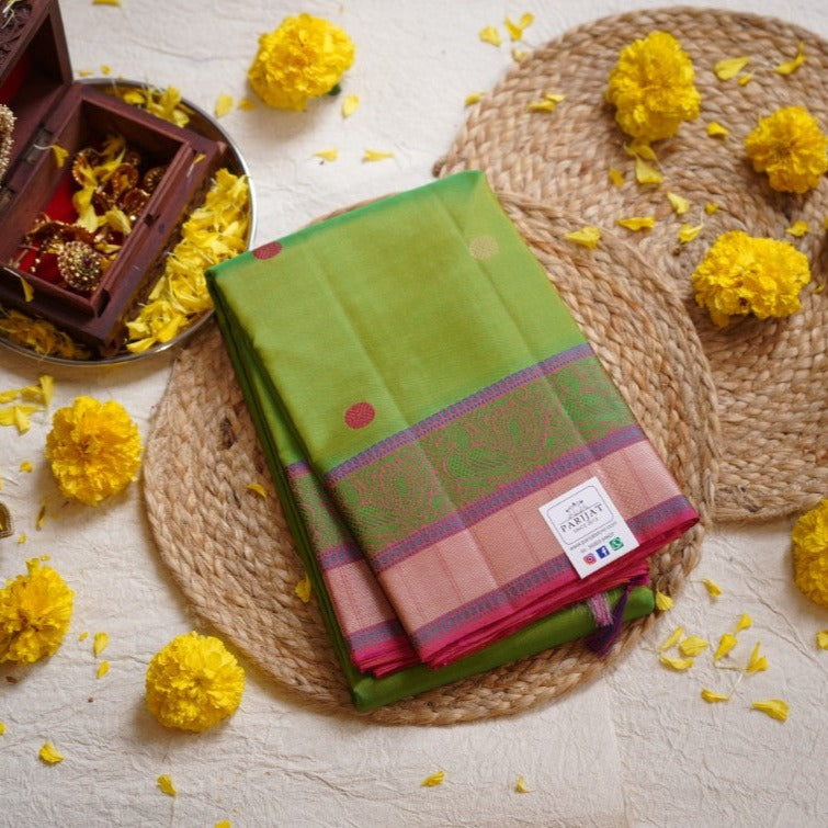 Pure Kanchi Soft Silk Saree PC9107
