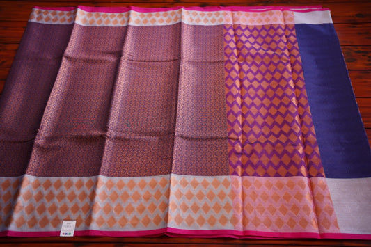 Banarasi Muslin Silk Saree PC9124