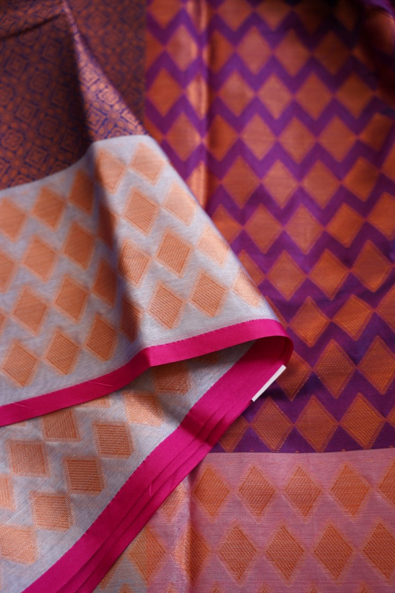 Banarasi Muslin Silk Saree PC9124