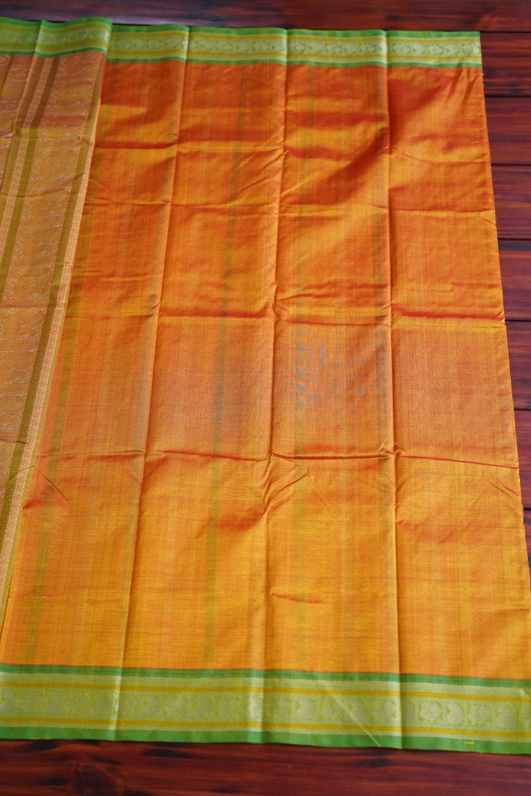 Kanchi Handloom Silk Cotton Saree PC4781 freeshipping - Parijat Collections