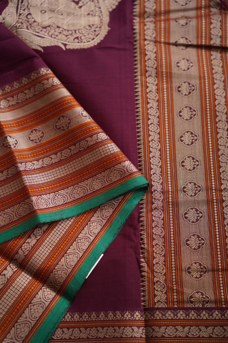 Kanchi handloom Cotton saree PC11318