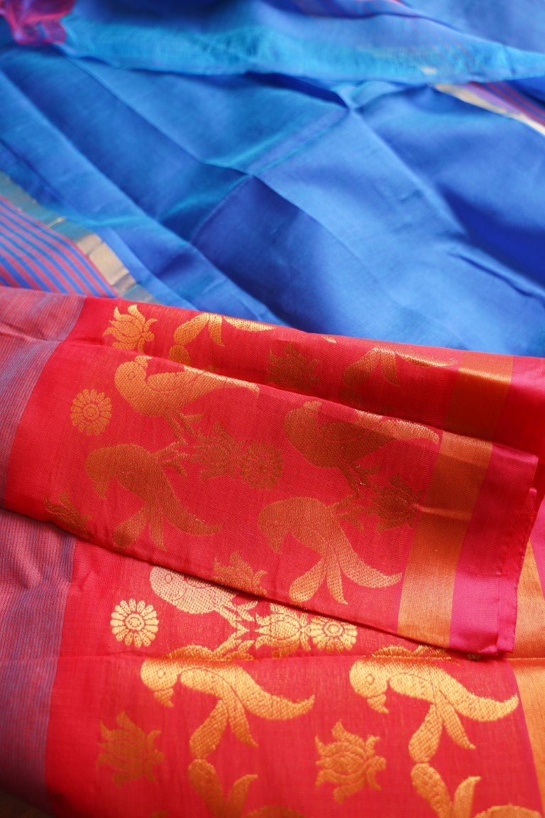 Mangalgiri Silk Cotton Saree PC4980 freeshipping - Parijat Collections