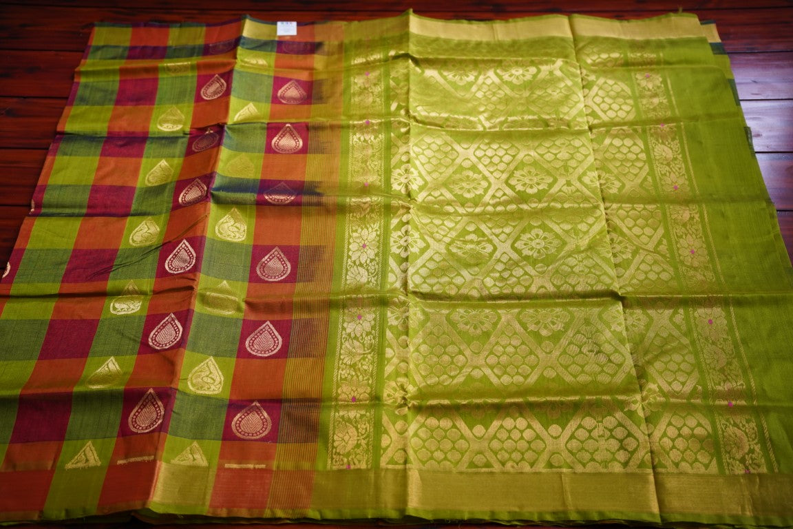 Kanchi Handloom Silk Cotton Saree PC8064