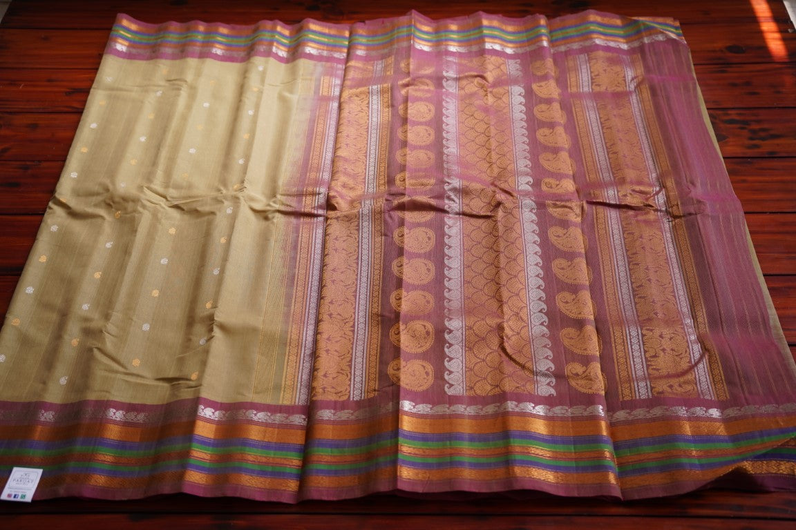 Gadwal Silk Cotton Saree PC9413