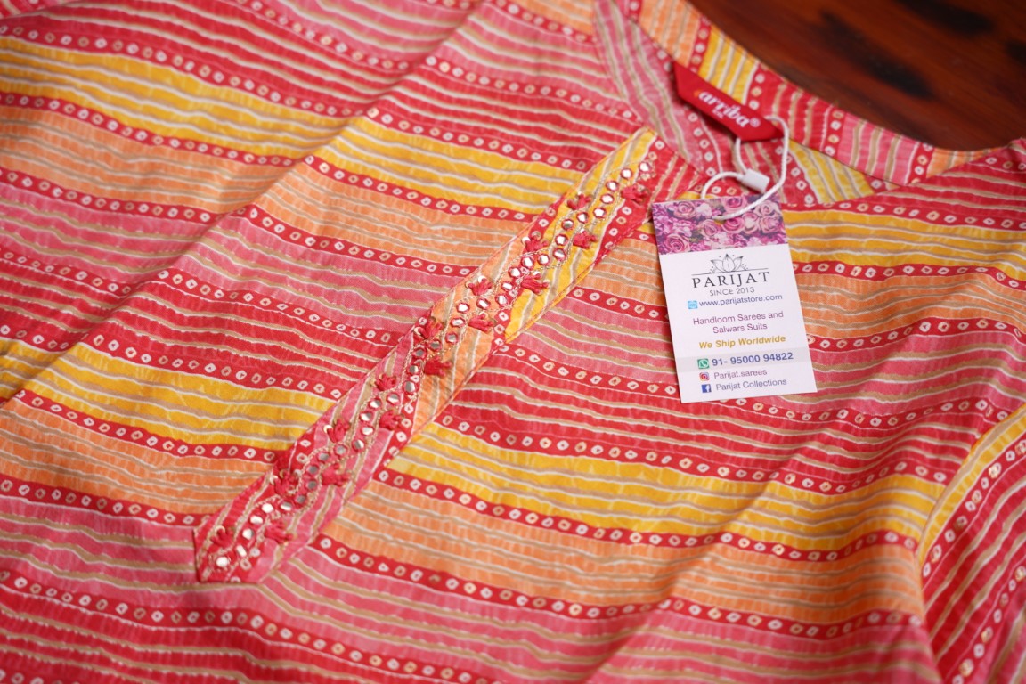 Ready made Cotton Straight Kurti  PC9446