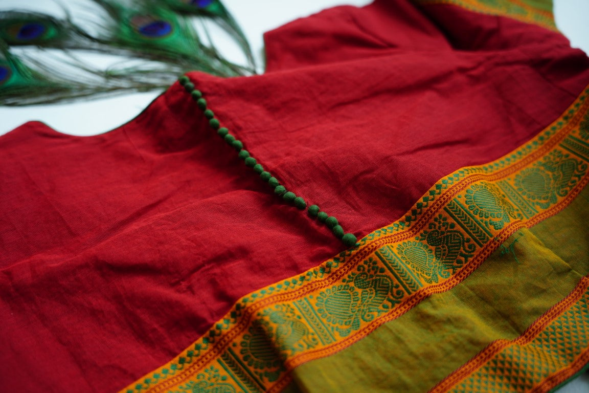 Readymade handloom Kanchi cotton Blouse PC6749