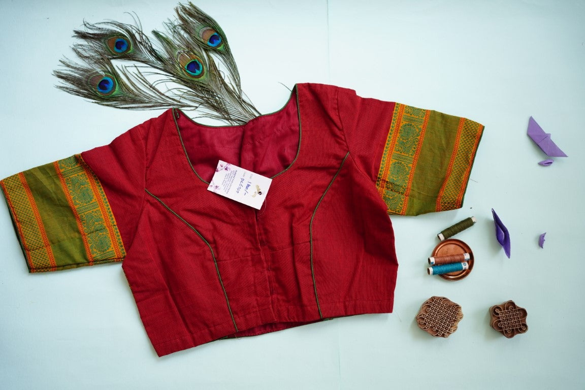 Readymade handloom Kanchi cotton Blouse PC6749