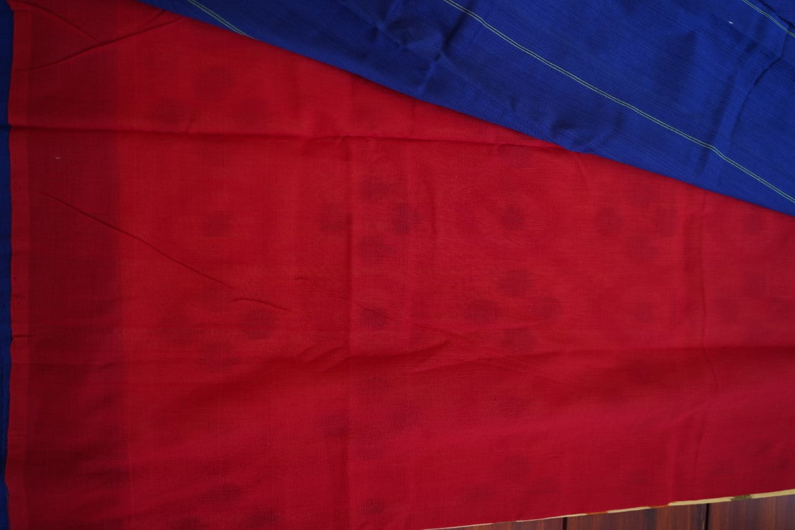 Ikat handloom Cotton Saree with blouse PC8129