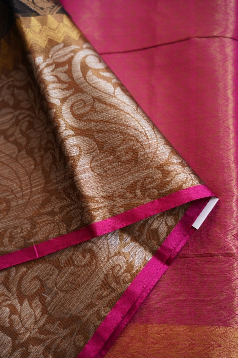Banarasi Muslin Silk Saree PC8479