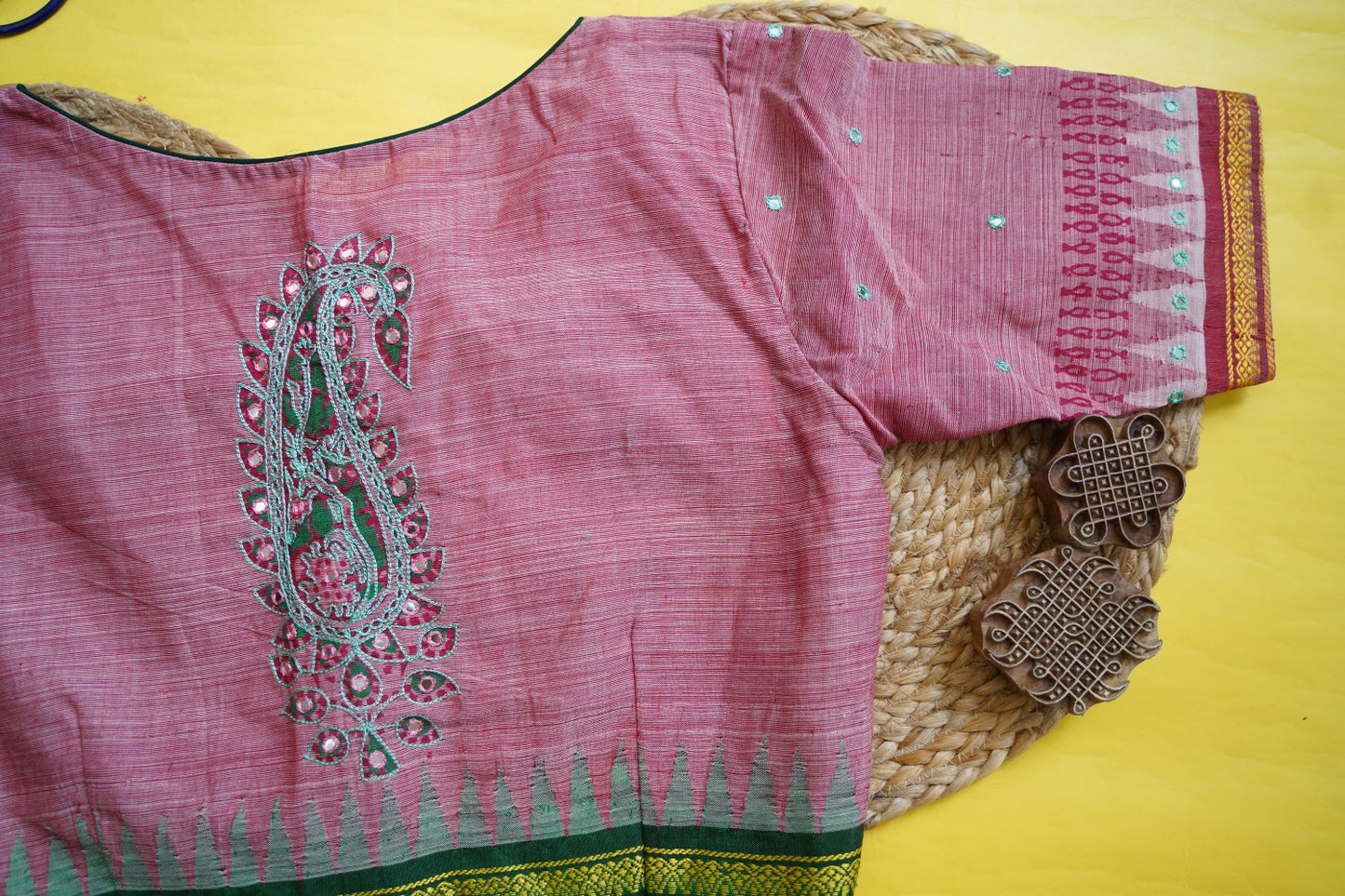 Readymade handloom cotton Blouse PC9501
